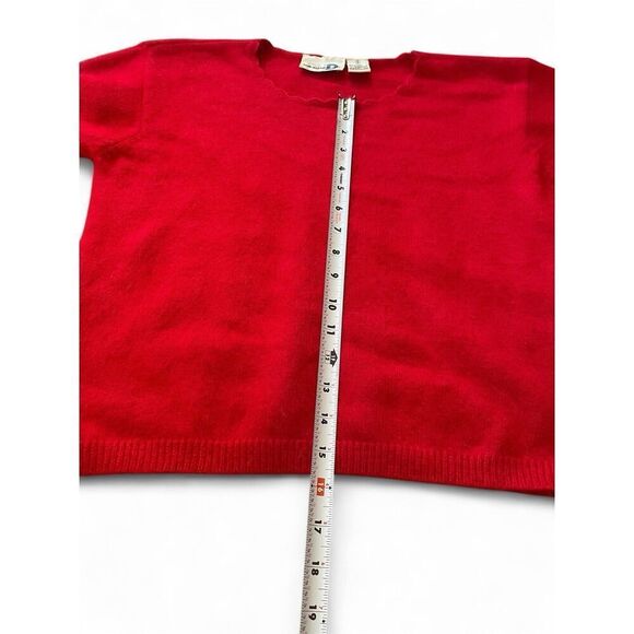 Vintage Paul Harris Design Red Sweater - Angora Blend Size S Made in Hong Kong - Picture 5 of 5